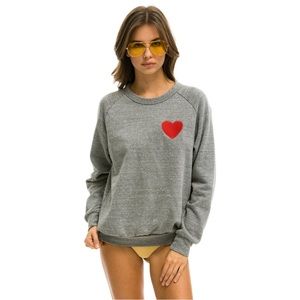 Aviator Nation Heart Sweatshirt